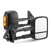 San Hima Pair Extendable Towing Mirrors For Mitsubishi Pajero 2001-2015