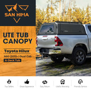 San Hima UTE Tub Canopy For Toyota Hilux N80 2015-On Dual Cab