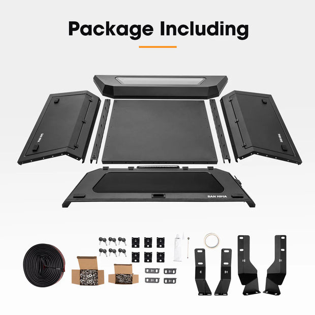 San Hima UTE Tub Canopy For Toyota Hilux N80 2015-On Dual Cab