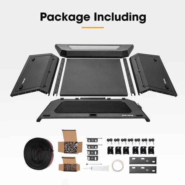 San Hima UTE tub Canopy For Isuzu D-MAX 06/2012-2020 Dual Cab