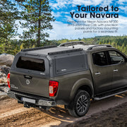 San Hima UTE Tub Canopy For Nissan Navara NP300 2015–2020 Dual Cab
