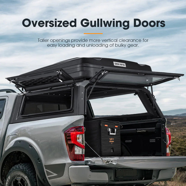San Hima UTE Tub Canopy For Nissan Navara NP300 2021-On Dual Cab Not Fit Pro-4X
