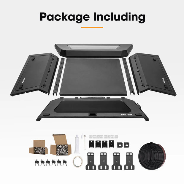 San Hima UTE Tub Canopy For Nissan Navara NP300 2021-On Dual Cab Not Fit Pro-4X