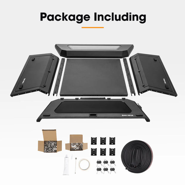 San Hima UTE Tub Canopy For Mitsubishi Triton MQ MR 05/2015-2023 Dual Cab