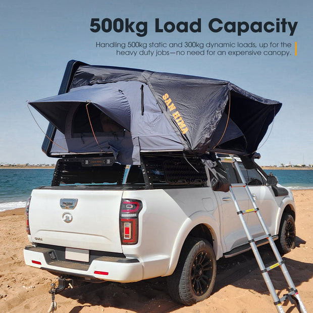 San Hima Universal Ute Tub Rack 3mm Powder Coated Steel Adjustable Height Width