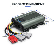 Atem Power 12V 25A DC to DC Battery Charger MPPT Dual Battery System Kit Isolator