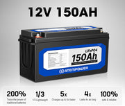 12V 150Ah Lithium Battery LiFePO4