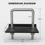 Anti-Rattle Stabilizer Hitch Tightener Bracket Tongue