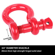 4.75T Bow Shackle WLL 4.75Ton Rated 20mm