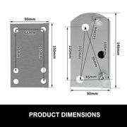 Mobi Spare Wheel Carrier Bracket Tyre Holder & Pad Lock