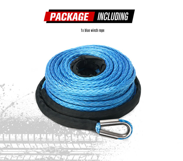 Winch Rope 10MM x 30M Dyneema SK75 Synthetic Rope