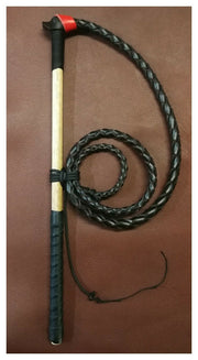 4ft Australian Black Leather Stock Whip