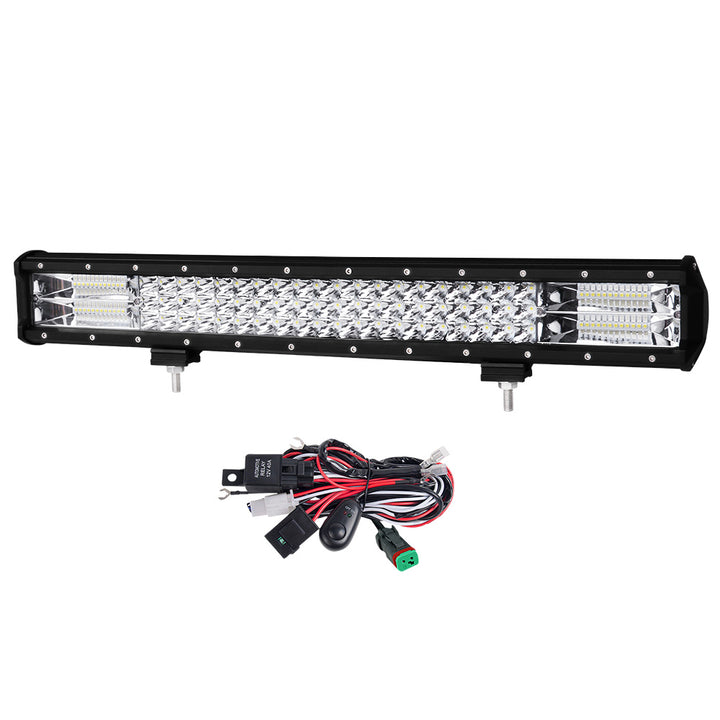 LIGHTFOX 23inch Led Light Bar 1 Lux 520M IP68 Rating 9 980