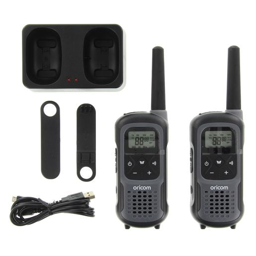 ORICOM  UHF2500 2 watt Waterproof Handheld UHF CB Radio Twin Pack