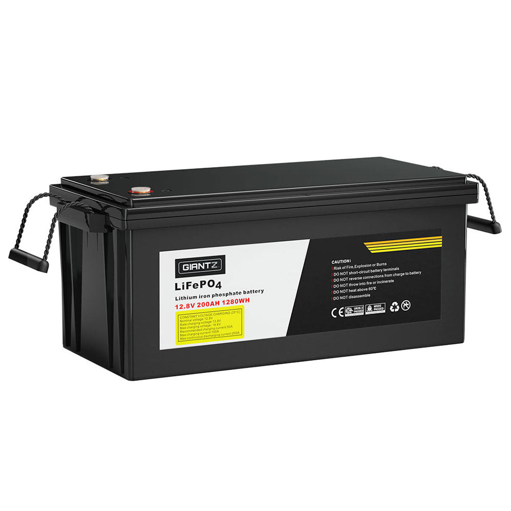 Giantz Lithium Iron Battery 200AH 12.8V LiFePO4 – AussieOutbackStore