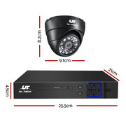UL-tech CCTV Camera Security System Home 8CH DVR 1080P IP Day Night 4 Dome Cameras Kit