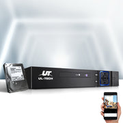 UL-tech CCTV Security Camera System 4CH DVR 1080P 5in1 Recorder Video 4TB