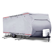 18-20ft Caravan Cover Campervan 4 Layer UV Water Resistant