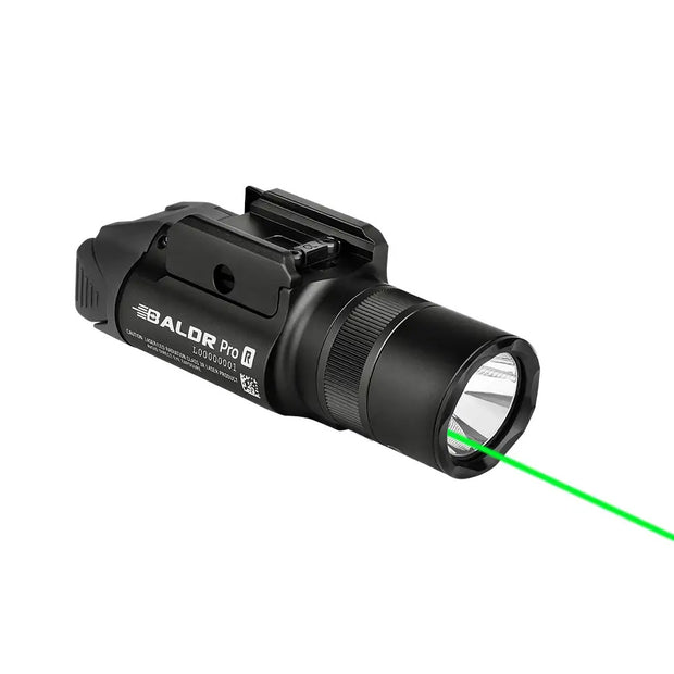 Olight BALDR Pro Rail Mount Light with Green Laser - 1350Lm