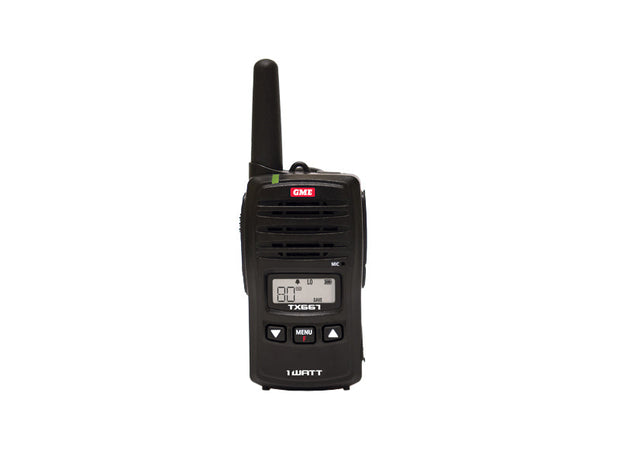 Twin Pack GME TX667 1 WATT UHF CB HANDHELD RADIO