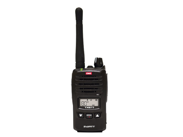 GME 2 WATT UHF CB HANDHELD RADIO TX677