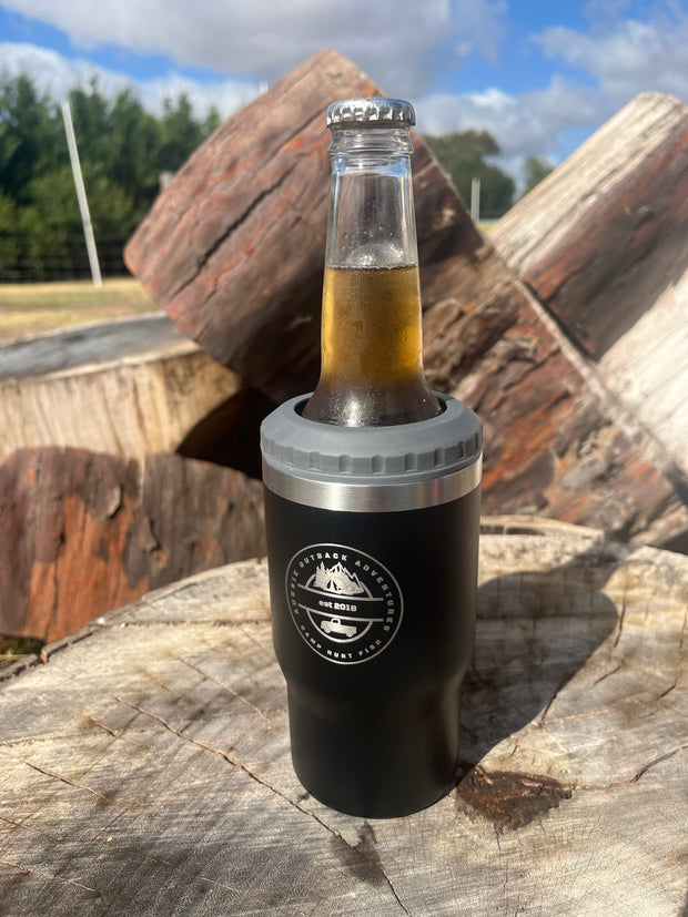 The Insulated Aussie Outback Drinking Buddy Black