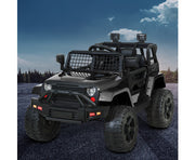 Rigo Kids Ride On Car Electric 12V Car Toys Jeep Battery Remote Control Black