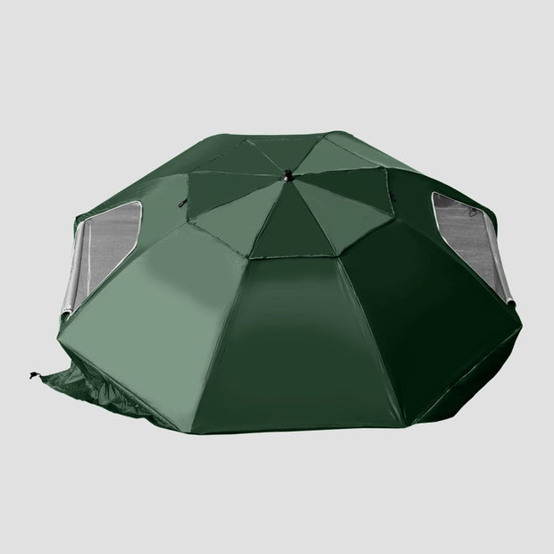 Mountview Beach Umbrella Outdoor Umbrellas Green 2.13M