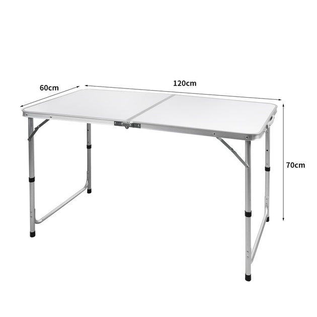 Folding Camping Table Aluminium 120CM – AussieOutbackStore