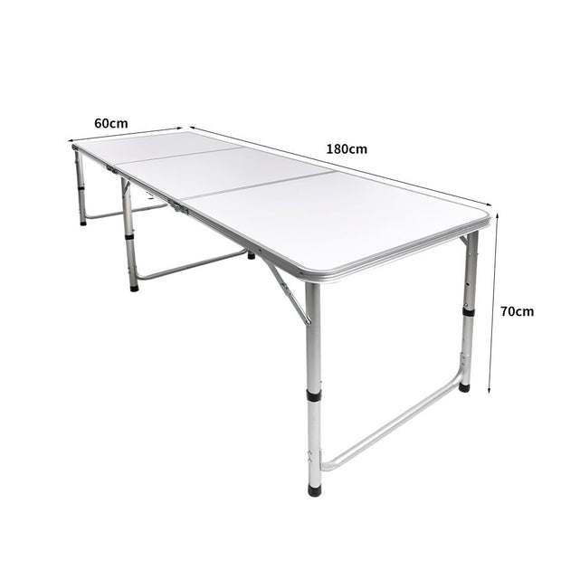 Folding Camping Table Aluminium 180cm