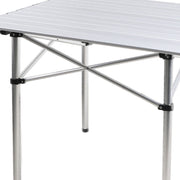Roll Up Camping Table Folding Portable Aluminium