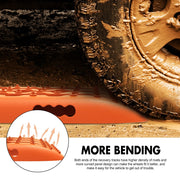 X-BULL 4WD Recovery tracks 10T 2 Pairs/ Sand tracks/ Mud tracks/  Mounting Bolts Pins Gen 2.0 -Orange