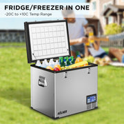 Kolner 95l Portable Fridge Chest Freezer With Lcd Panel - Rv Vehicle Camping Refrigerator
