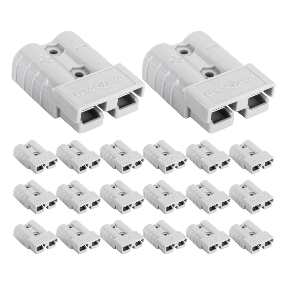 Atem Power 20PCS Anderson Style Plug Connectors 50 AMP 12-24V 6AWG –  AussieOutbackStore