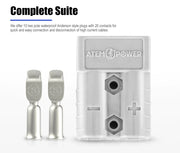 Atem Power 20PCS Anderson Style Plug Connectors 50 AMP 12-24V 6AWG