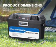 ATEM POWER Battery Box built-in VSR Isolator Dual Battery System