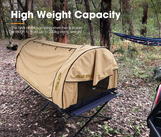SAN HIMA Folding Camping Bed Portable Light Weight With Carry Bag