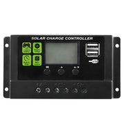 20A 12V/24V Solar Panel Battery Regulator Charge LCD Controller PWM