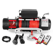 14500LBS 12V Synthetic Rope Electric Winch