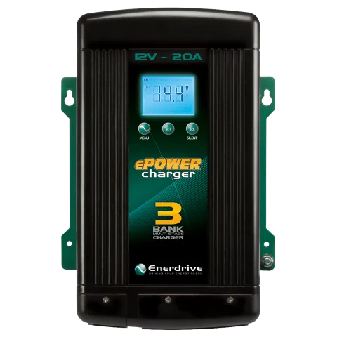 Enerdrive EPOWER SMART CHARGER 20AMP / 12V