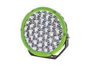 HULK 9” ROUND LED DRIVING LAMP - GREEN BEZEL