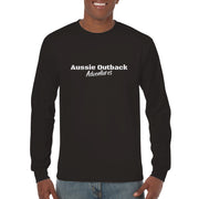 Aussie Outback Adventures Black Longsleeve Tee