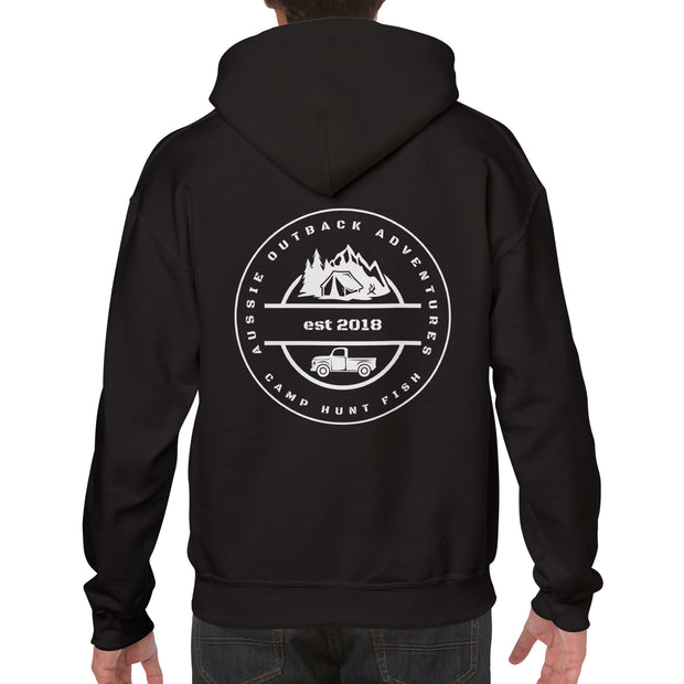 Aussie Outback Adventures Black Hoodie