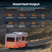 Adjustable Caravan 5Kw Diesel Heater- Upgraded