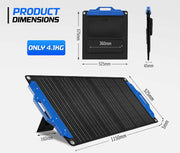 ATEM POWER 12V 100W Folding Solar Panel (Lithium Compatible)