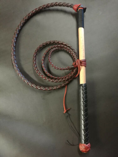 5ft Australian RedHide Leather Stock Whip