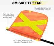 San Hima 4WD Recovery Sand Flag Safety Flag Simpson Desert Quick Connector 3x1M