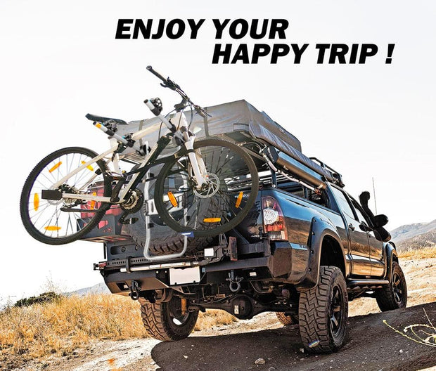 San Hima 2 Bike Carrier Spare Tire Rack Foldable