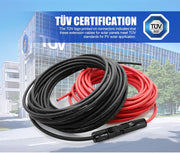2x 10m Extension Cable Wire Connectors Solar Panel to regulator Cable 4mm²
