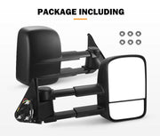 Extendable Towing Mirrors fit Nissan Patrol GU Y61 1997- 2016